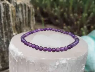 bracelet améthyste fin