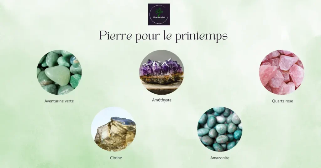 Guide : Pierres Lithothérapie pour le Printemps 2 Guide : Pierres Lithothérapie pour le Printemps